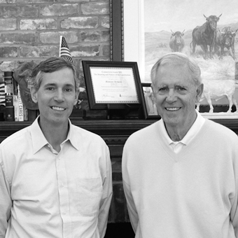 Cliff Benson Jr. and Cliff Benson III